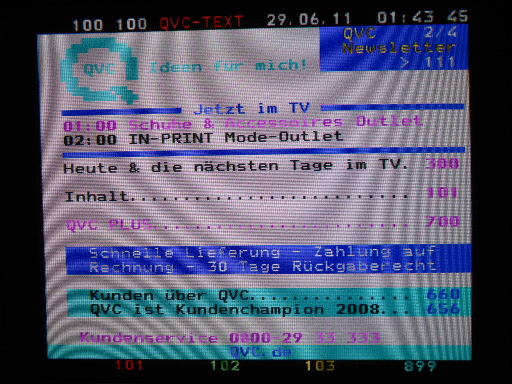 Teletext QVC