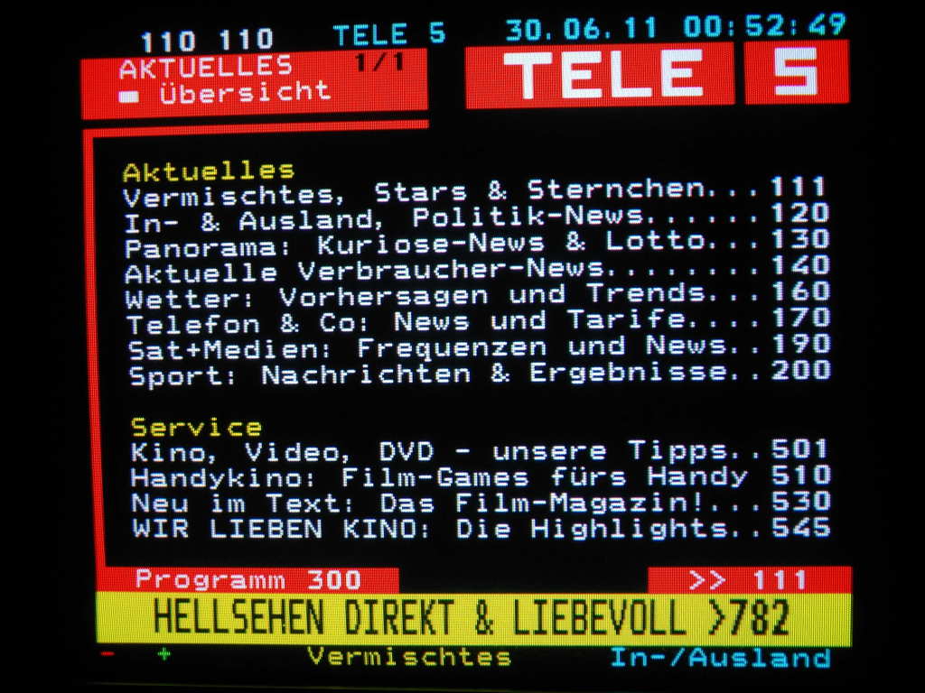 Teletext Tele 5