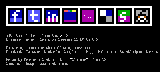 ANSi Social Media Icon Set