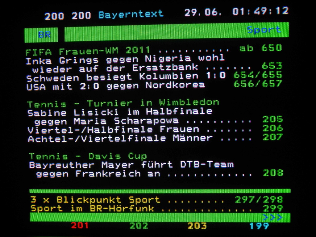Teletext Bayerisches Fernsehen
