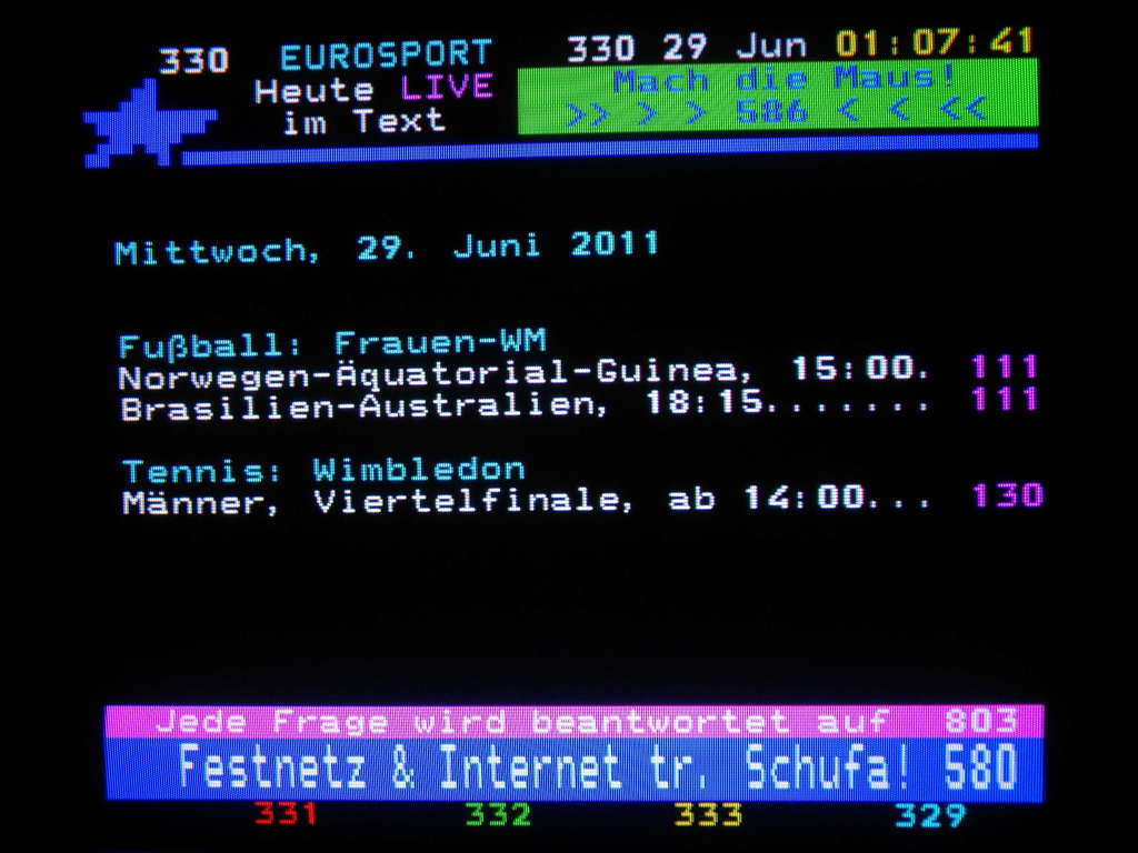 Teletext Eurosport