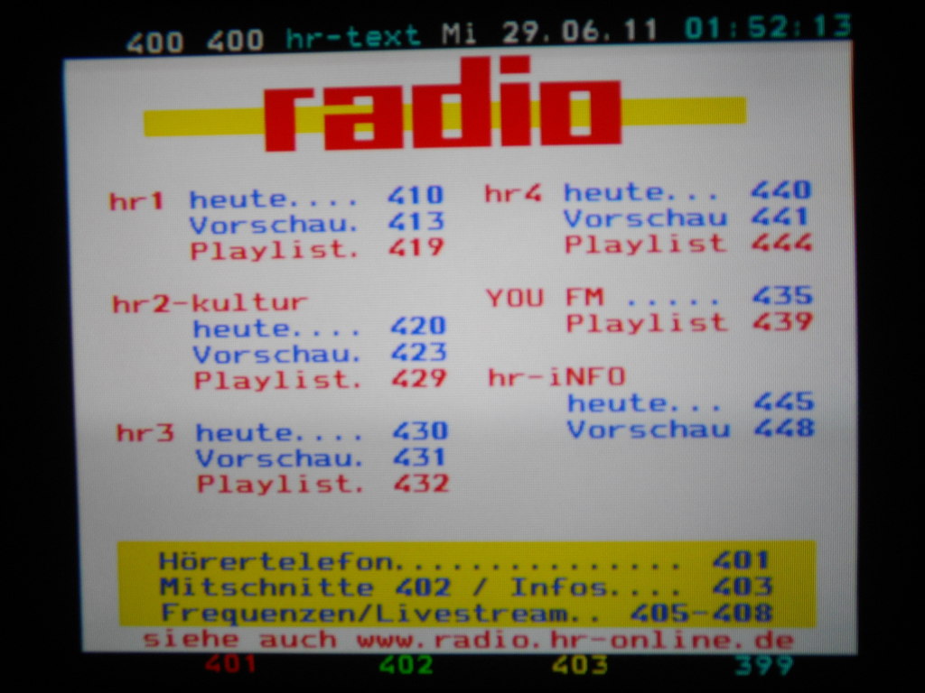 Teletext hr-fernsehen