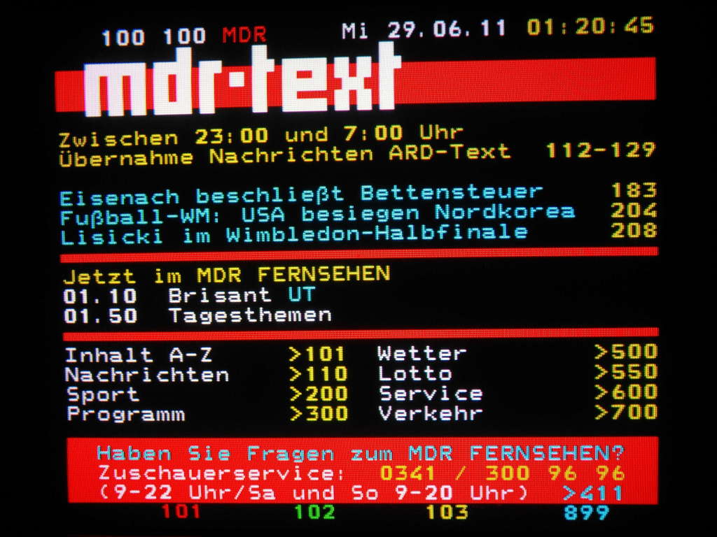 Teletext MDR Fernsehen