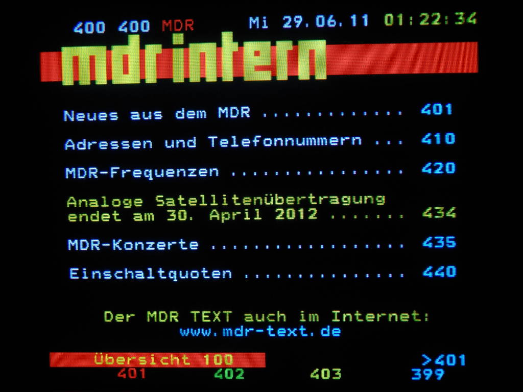 Teletext MDR Fernsehen