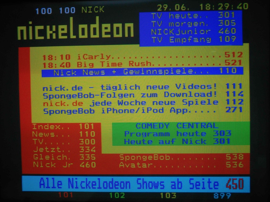 Teletext Nickelodeon