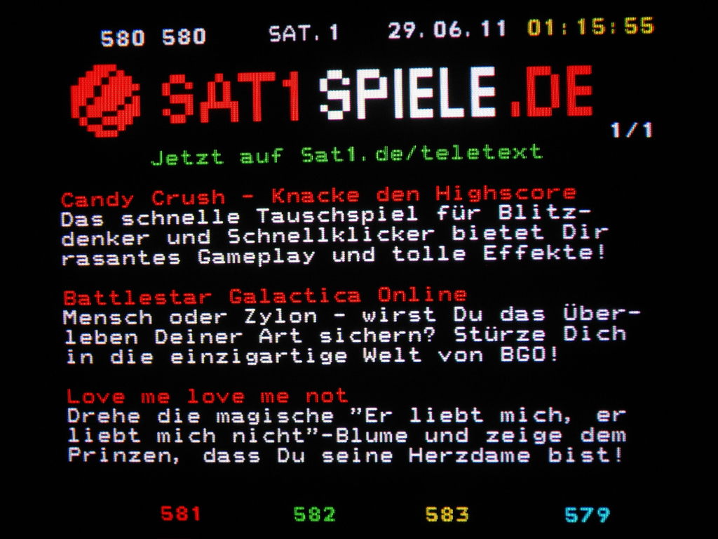 Teletext Sat. 1