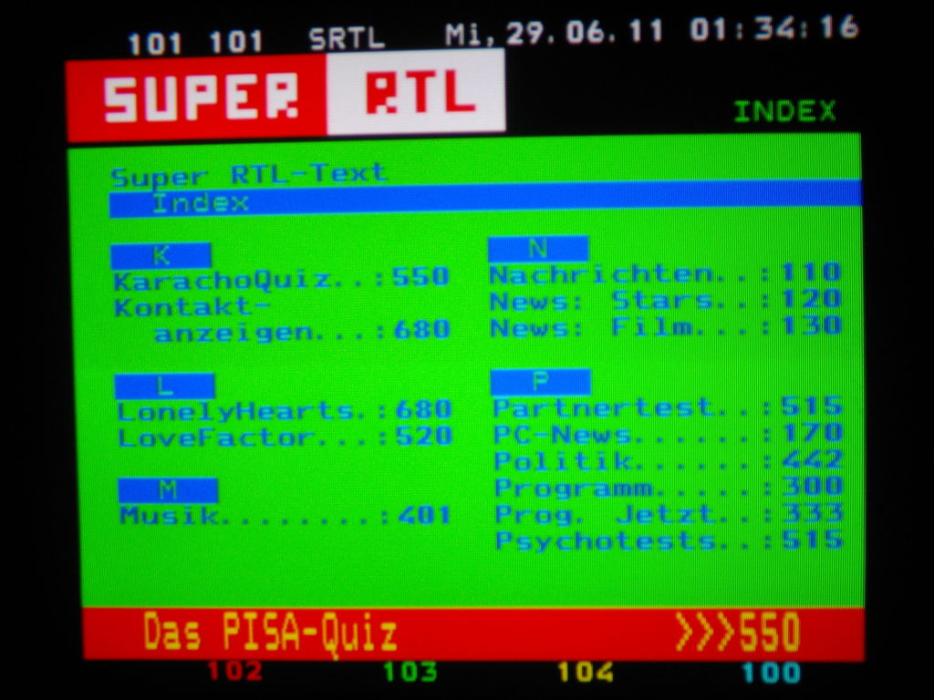 Teletext Super RTL