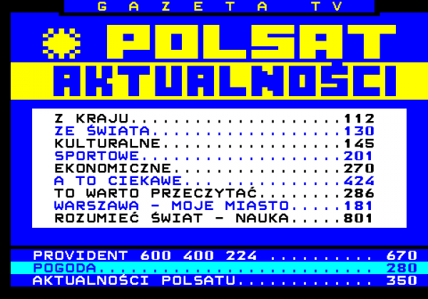 Teletext Polsat