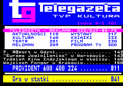 Teletext TVP Kultura