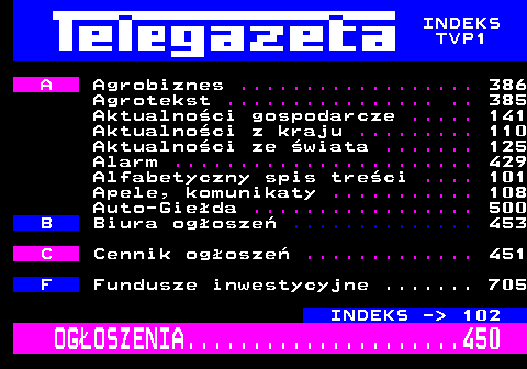 Teletext TVP 1