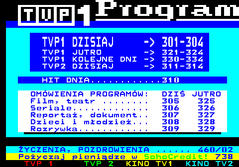 Teletext TVP 1