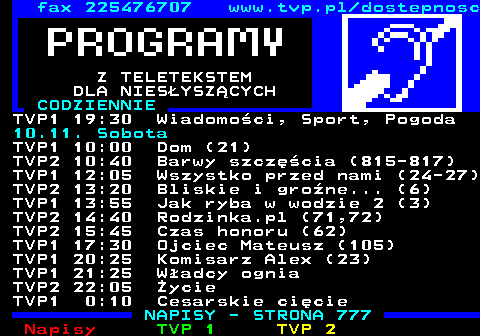 Teletext TVP 1