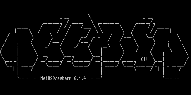 NetBSD ASCII Logo - One-line variant