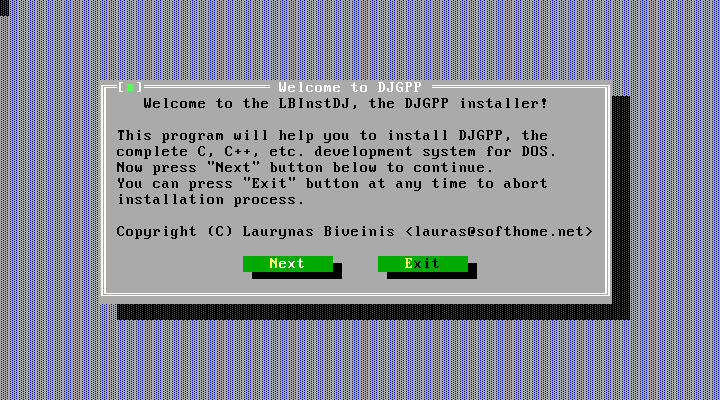 DJGPP Installer