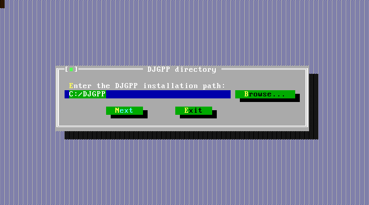 DJGPP Installer