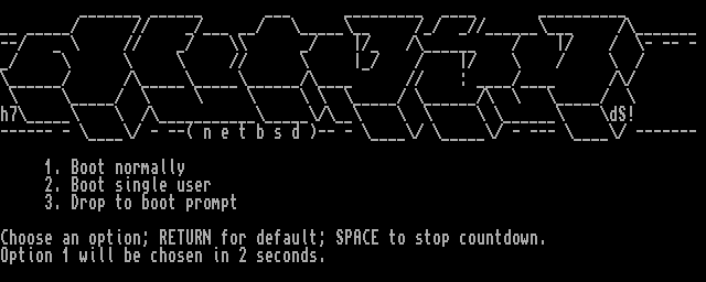 NetBSD ASCII Logo